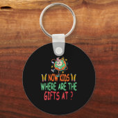 Womens Now Kids Where Are The Surprises Funny Teac キーホルダー (正面)