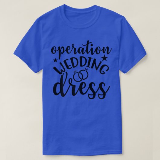 Womens Operation Wedding Dress Matching Wedding Ba Tシャツ (デザイン正面)