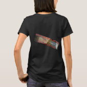 Women's "Out Of His Mind" black t-shirt Tシャツ (裏面)