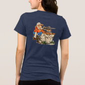 Women's PA1000トリブレンドシャツ トライブレンドTシャツ (裏面)