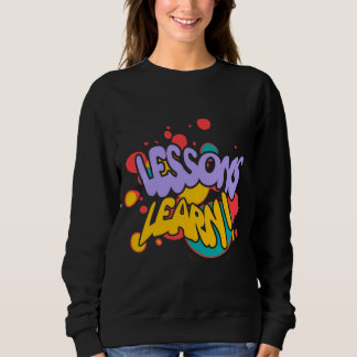 WOMEN'S PAINT SPLASH LESSONS LEARN SWEATSHIRT スウェットシャツ