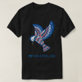 Womens Pendleton Oregon Native American Kingfisher Tシャツ (デザイン正面)