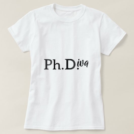 Womens PhD Graduation Gift Women Doctorate Degree Tシャツ (デザイン正面)