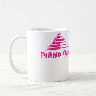 Womens Piano Girl Designs For Piano Players コーヒーマグカップ