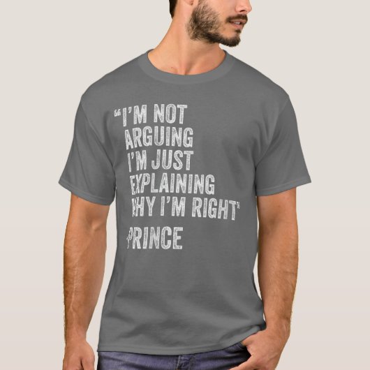 Womens Prince Quote Funny Birthday Custom Name Ide Tシャツ (正面)