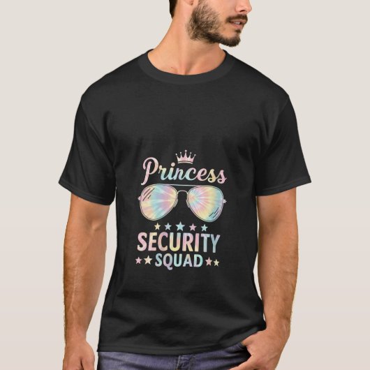 Womens Princess Security Protection Retro Castle M Tシャツ (正面)