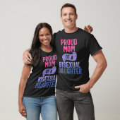 Womens Proud Mom Of A Bisexual Daughter LGBTQ Bi P Tシャツ (ユニセックス)