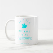 Womens Psalm 103 Good Things Bible Verse Quote Rel コーヒーマグカップ (左)