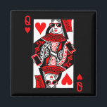 Womens Queen Of Hearts - Vintage Valentine's Day C マグネット<br><div class="desc">Womens Queen Of Hearts - Vintage Valentine's Day Costume V-neck</div>