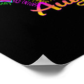 Womens Queens Are Born In August Birthday Black ポスター (角)