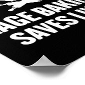 Womens Rage Baking Saves Live Skull Funny Baker Co ポスター (角)