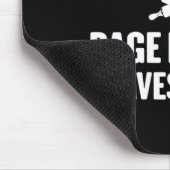Womens Rage Baking Saves Live Skull Funny Baker Co マウスパッド (コーナー)