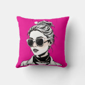 Womens Raiders - Running the world, girls style !  クッション (裏面)