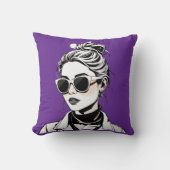 Womens Raiders - Running the world, girls style !  クッション (正面)