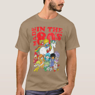 Womens Rainbow Brite Made inhe 80s Distressed Grou Tシャツ