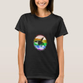Womens Rainbow Orca Killer Whale Earth Activist Ma Tシャツ (正面)