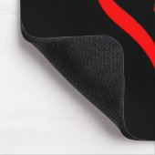 Women's Red Heart Funny Cute Design For Men Women  マウスパッド (コーナー)