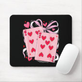 Womens Retro Six Seven 67 Meme Valentines Day Play マウスパッド (マウス)