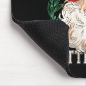 Womens Retro You Ain't Getting Funny Santa Face Ch マウスパッド (コーナー)