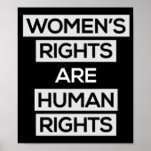 Women's rights are human rights poster ポスター (正面)