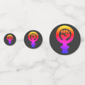 Women's Rights Colorful コンフェッティ (裏面)