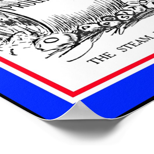 Women's Rights Progress Suffrage Steamroller ポスター (角)