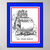 Women's Rights Progress Suffrage Steamroller ポスター (正面)
