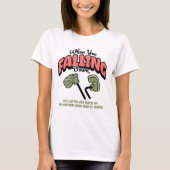 Women's "Rise After Falling" Surreal Art Tee  Tシャツ (正面)