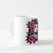 Women's Roses Coffee Mug コーヒーマグカップ (正面左)
