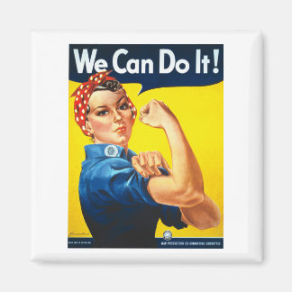 Women's Rosy the Riveter T Shirt – 私たちはそれを行うことができる マグネット