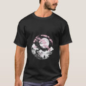 Womens Sakura japanese cherry blossom nd moon japa Tシャツ (正面)