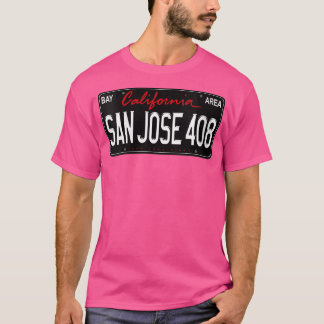 Womens San Jose 408, Shark City, Hella San Jose, S Tシャツ
