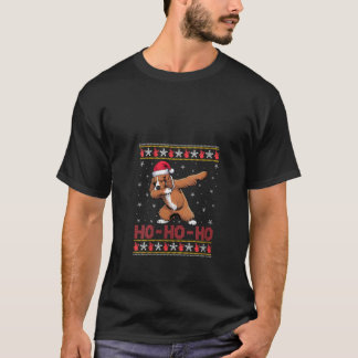Womens Santa Hat Dabbing Cocker Spaniel Dog Ho Ho  Tシャツ