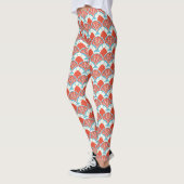 Women's Scallop Print Leggings レギンス (左)