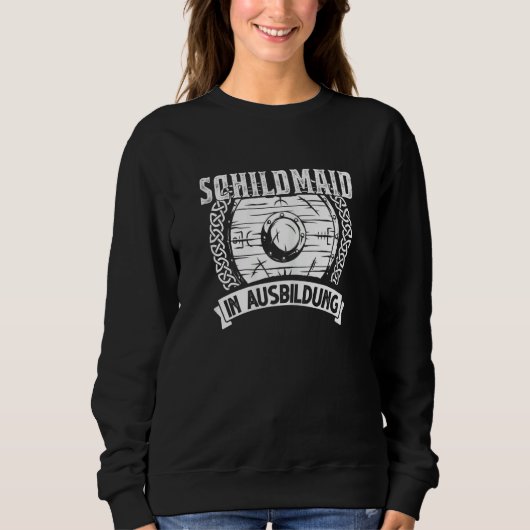 Womens Schildmaid in training Schildmaid Viking スウェットシャツ (正面)