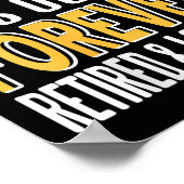 Womens School Is Out Forever Funny Teacher Retirem ポスター (角)