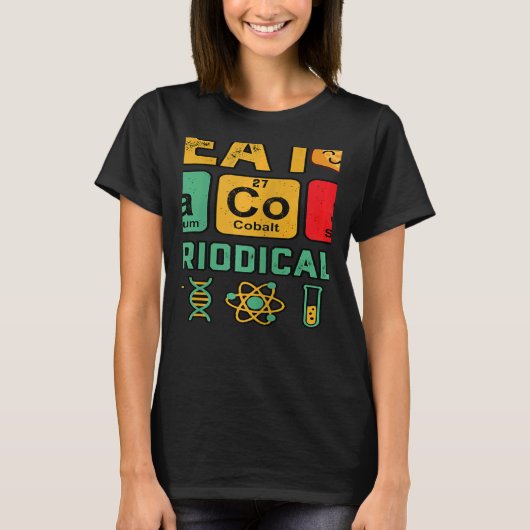 Womens Science I Eat Tacos Periodically Taco Tuesd Tシャツ (正面)