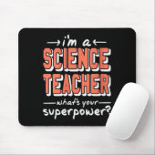 Womens Science Teacher Superwer Funny Nerd Pride V マウスパッド (マウス)