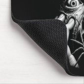 Womens Scream Horror Face Sder Terror Creepy Arach マウスパッド (コーナー)