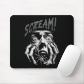 Womens Scream Horror Face Sder Terror Creepy Arach マウスパッド (マウス)