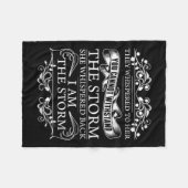 Womens She Whispered Back I Am The Womens Motivati フリースブランケット (正面(横))