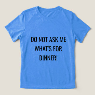 Women's Shirt | 「夕飯何?」と聞かれたくない人のTシャツ トライブレンドTシャツ