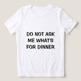 Women's Shirt | 「夕飯何?」と聞かれたくない人のTシャツ トライブレンドTシャツ