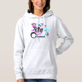 Women's shirts with a bubbly design. パーカ (正面)