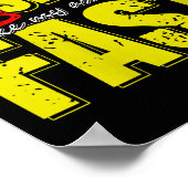 Womens Skate Makes Me Look Fast Bold Funny Ice Ska ポスター (角)