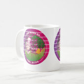 Womens Skeleton Gardening Humorous Skeleton Wateri コーヒーマグカップ (正面左)