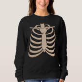 Women's Skeleton Sweatshirt for Halloween Party スウェットシャツ (正面)