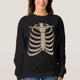 Women's Skeleton Sweatshirt for Halloween Party スウェットシャツ
