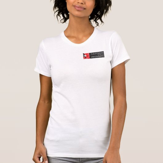 Women's Slim Fit T-shirt CSP Logo Tシャツ (正面)