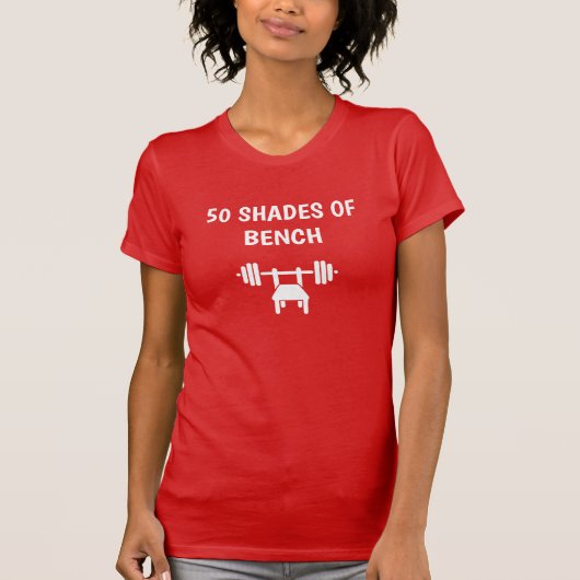 Women's Slim T-Shirt | 50 Shades Of Bench Tシャツ (正面)